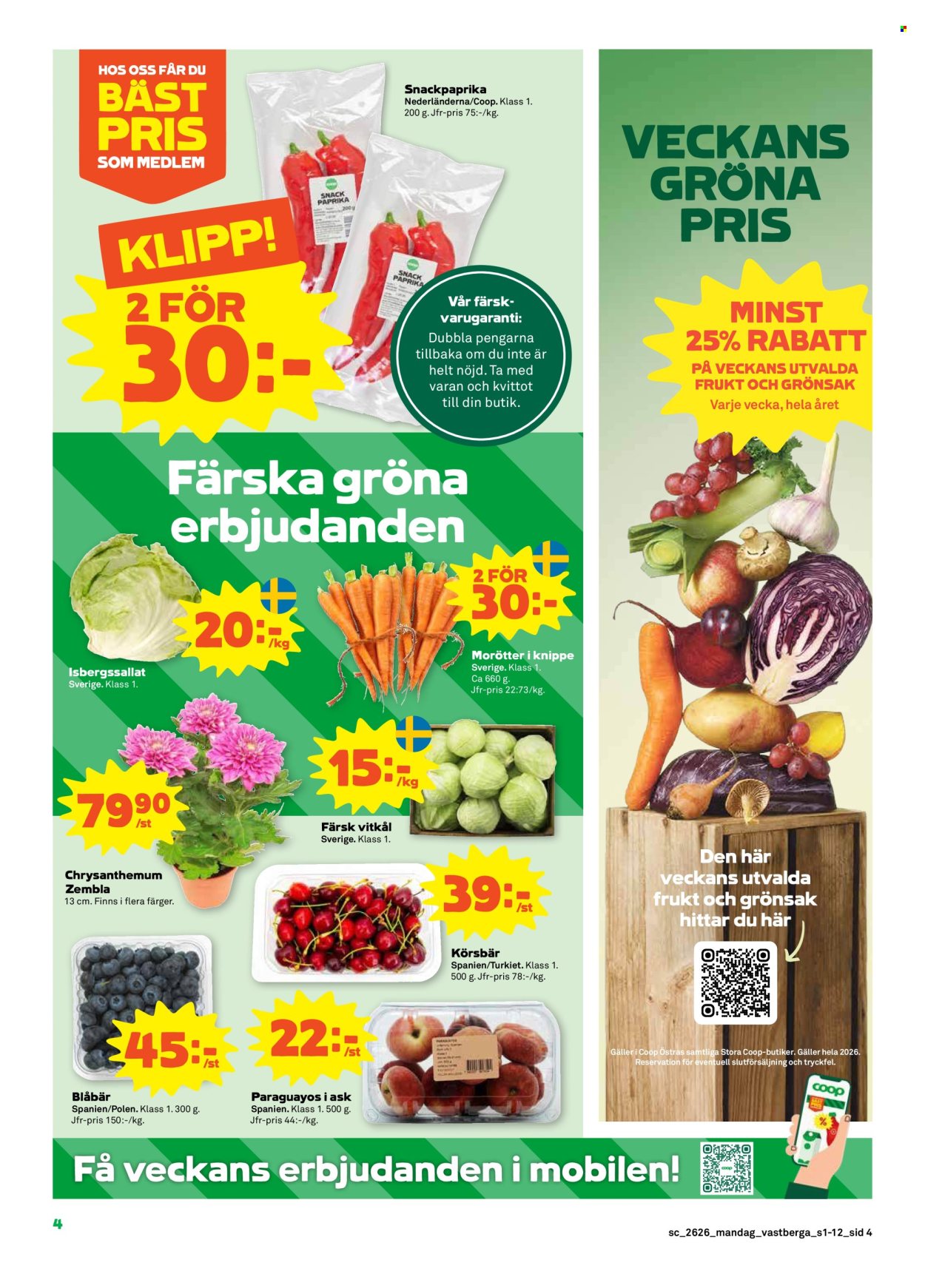 Stora Coop reklamblad - 22/6 2026 - 28/6 2026. Sida 4
