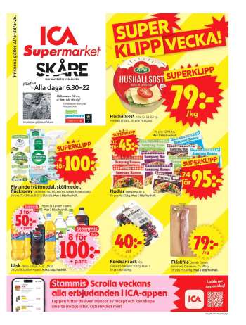 ICA reklamblad - 22/6 2026 - 28/6 2026.