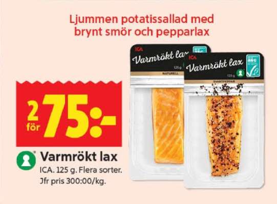 Varmrökt lax