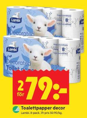 Toalettpapper decor