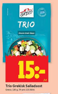 Trio Grekisk Salladsost
