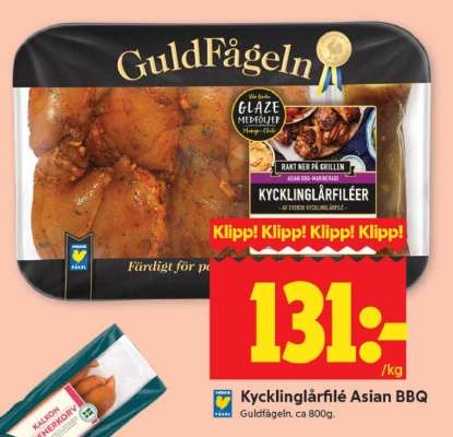 Kycklinglårfilé Asian BBQ