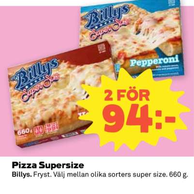 Pizza supersize