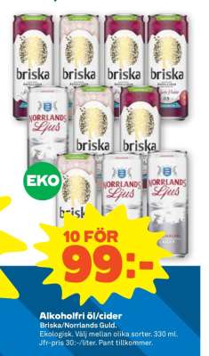 ALKOHOLFRI ÖL, CIDER