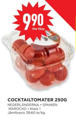 Cocktailtomater 250g