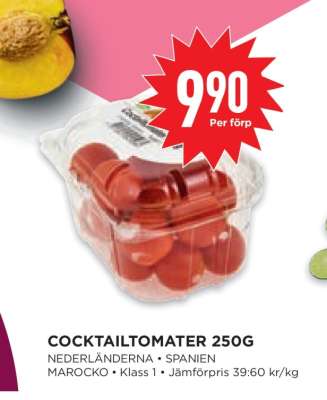 Cocktailtomater 250g