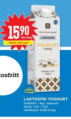 LAKTOSFRI YOGHURT