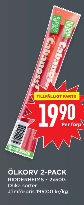 Ölkorv 2-pack