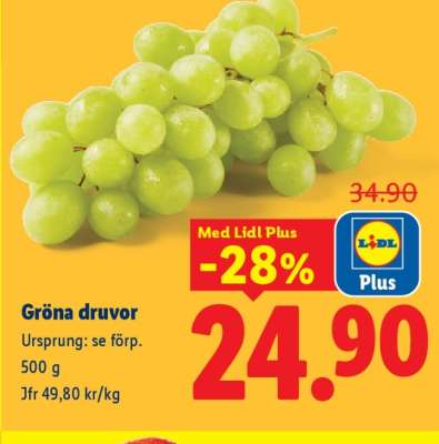 Gröna druvor