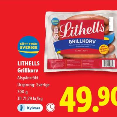 Lithells Grillkorv
