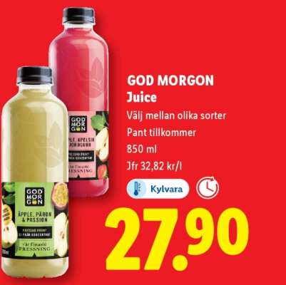 God Morgon juice