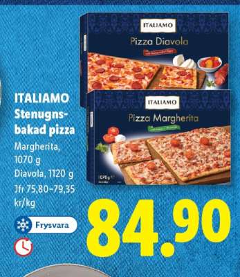 ITALIAMO Stenugnsbakad pizza