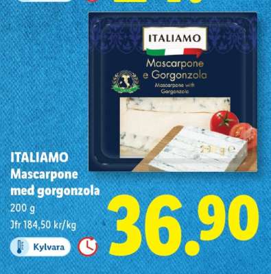 ITALIAMO Mascarpone med gorgonzola