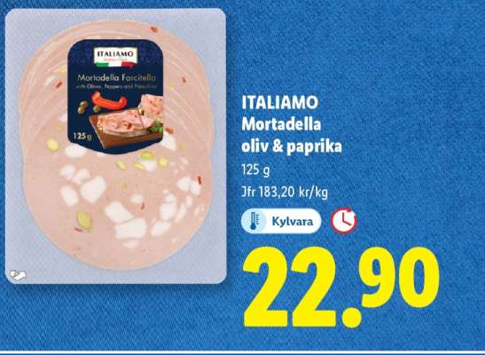 ITALIAMO Mortadella oliv & paprika