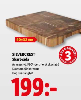 SILVERCREST Skärbräda