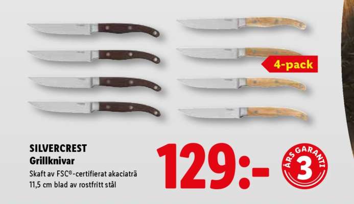 SILVERCREST Grillknivar
