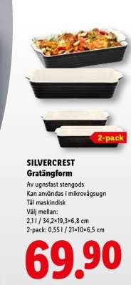 SILVERCREST Gratängform