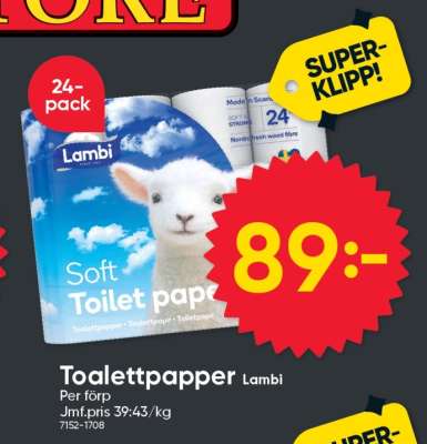 Toalettpapper Lambi
