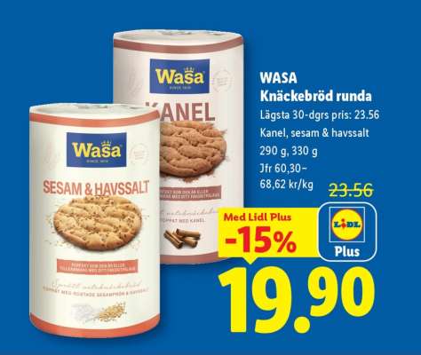 Wasa Knäckebröd runda