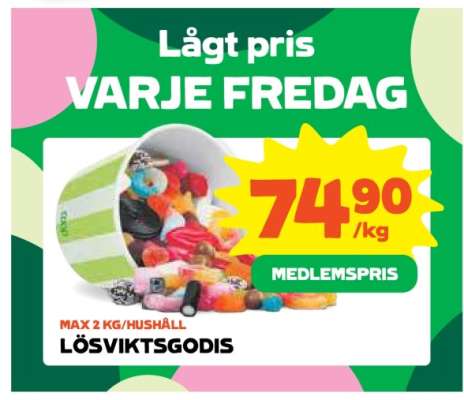 Lösviktsgodis