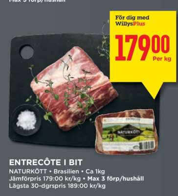 Entrecôte i bit