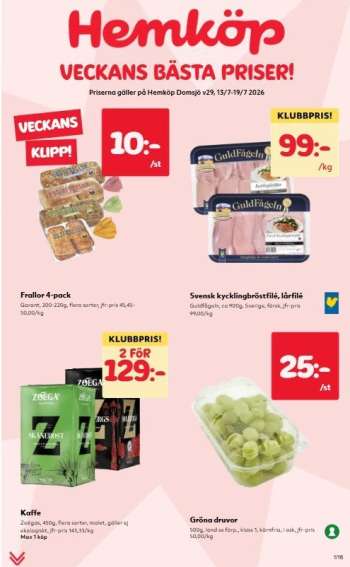 thumbnail - Hemköp reklamblad