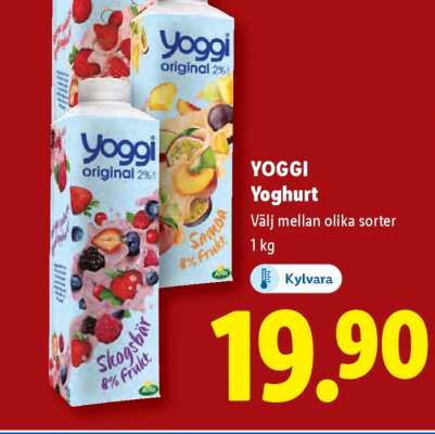Yoggi yoghurt