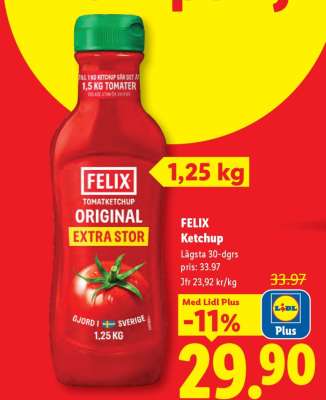 Felix ketchup