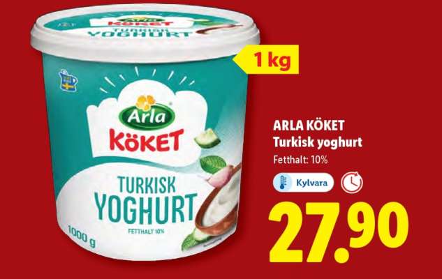 Arla köket turkisk yoghurt