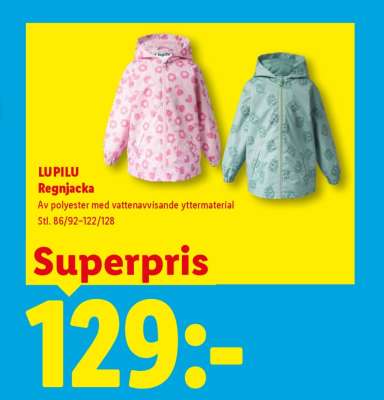 LUPILU Regnjacka