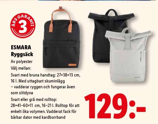 ESMARA Ryggsäck