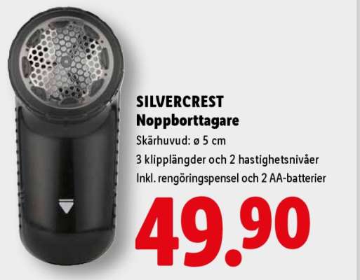SILVERCREST Noppborttagare
