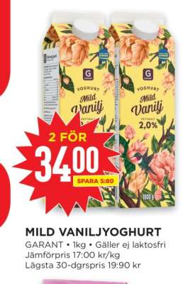 Mild Vaniljyoghurt
