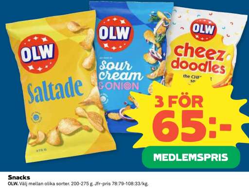 OLW snacks