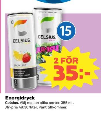 Energidryck Celsius