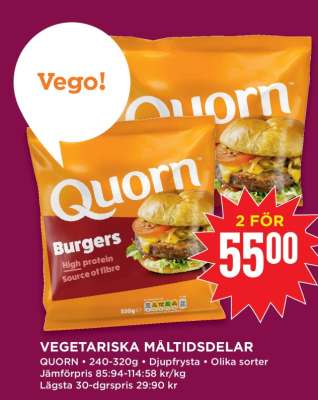 Quorn Vegetariska Måltidsdelar