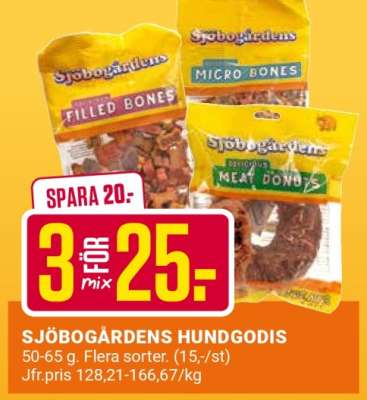 SJÖBOGÅRDENS HUNDGODIS