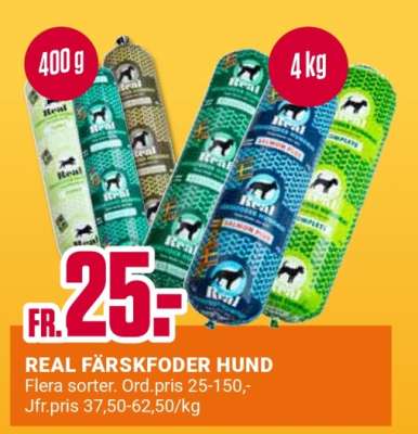 REAL FÄRSKFODER HUND