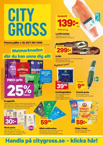 thumbnail - City Gross reklamblad