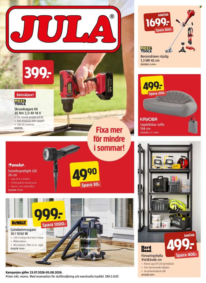 Jula reklamblad - 23/7 2026 - 5/8 2026.