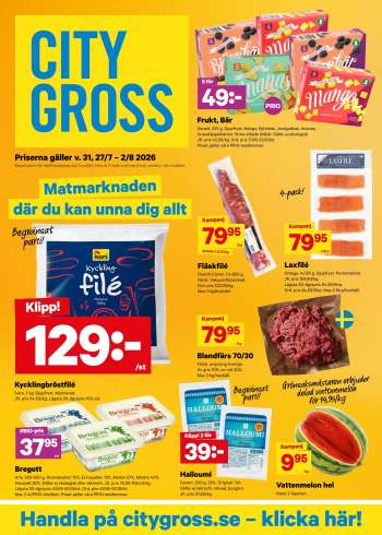 thumbnail - City Gross reklamblad