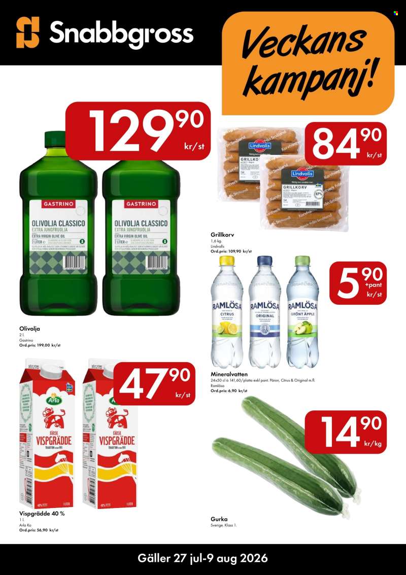 Snabbgross reklamblad - 27/7 2026 - 9/8 2026.