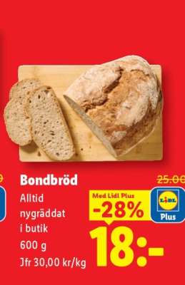 Bondbröd