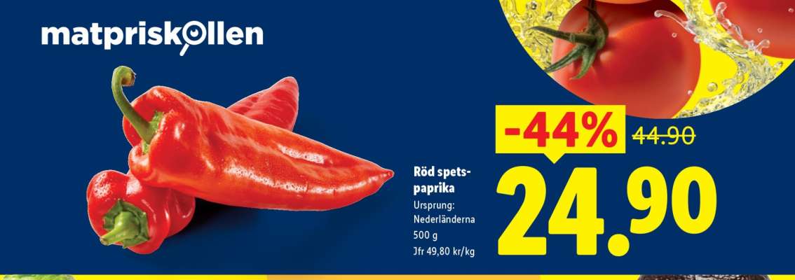 Röd spets-paprika