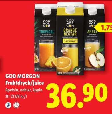 God Morgon Fruktdryck/juice