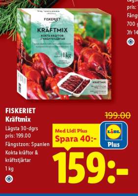 FISKERIET Kräftmix