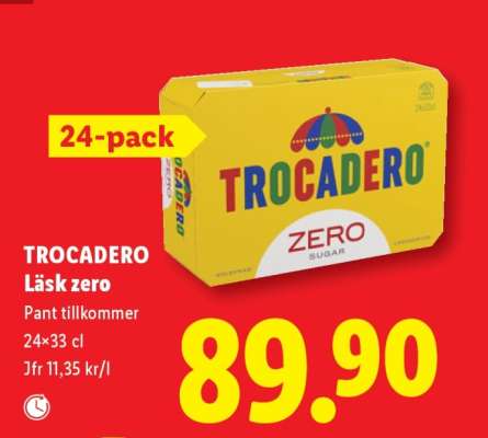 Trocadero Läsk Zero