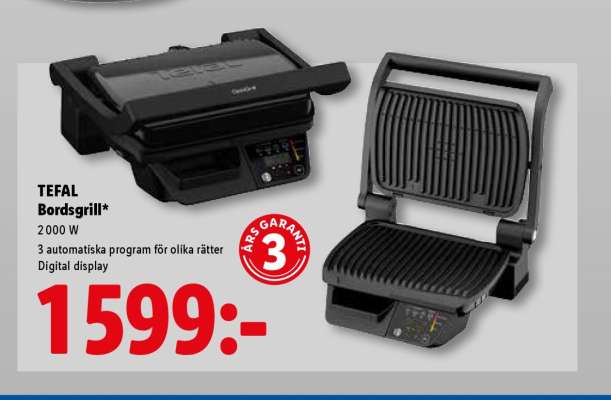 Tefal Bordsgrill