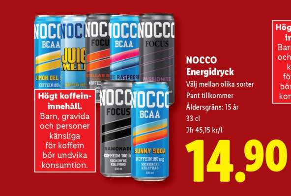 NOCCO Energidryck