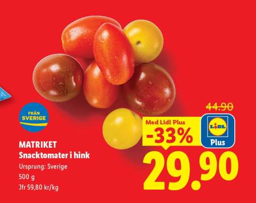MATRIKET Snacktomater i hink